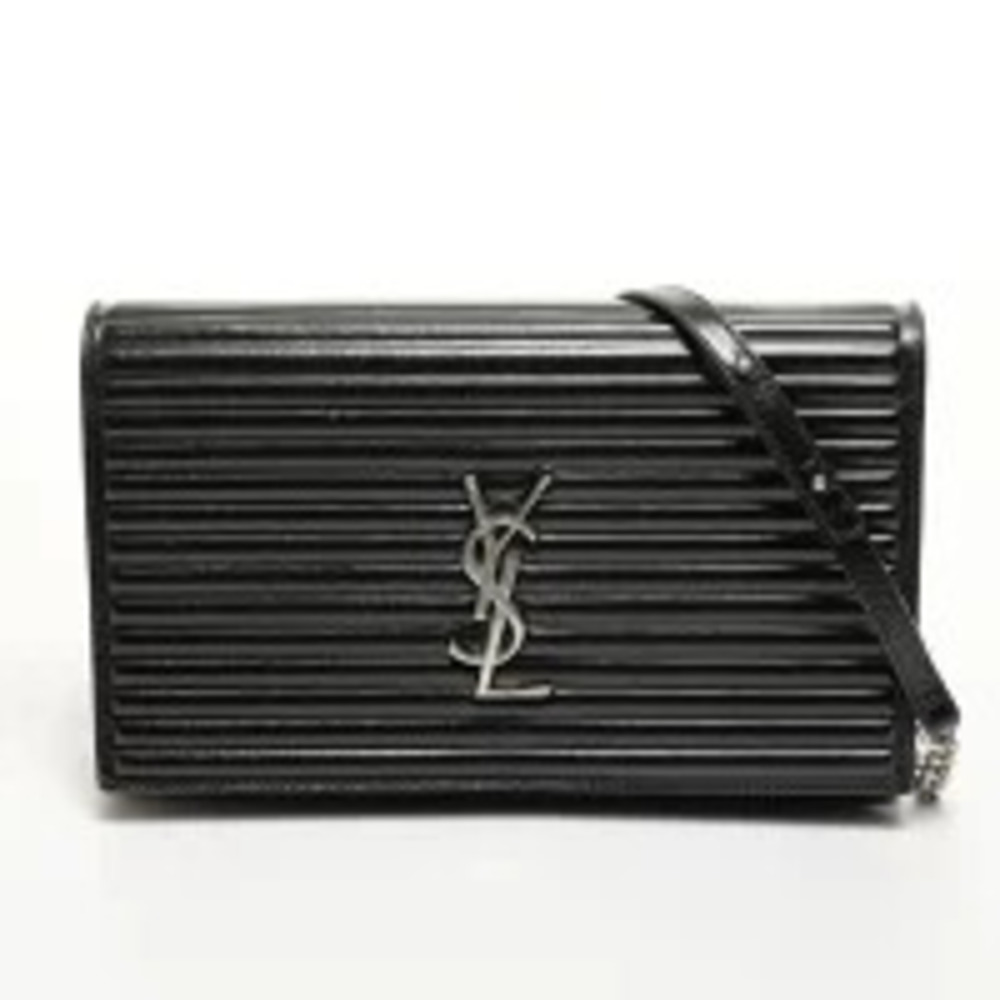 Yves Saint Laurent Kate Leather Chain Wallet Shoulder Bag Black - Picture 11 of 11
